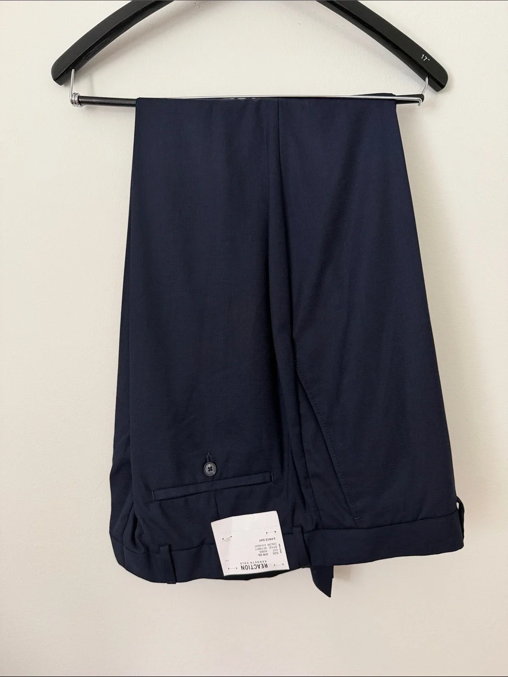 Kenneth Cole Reaction Men's Navy Two-Button Suit